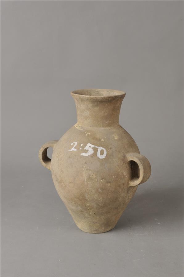 新石器时代大汶口文化灰陶背壶