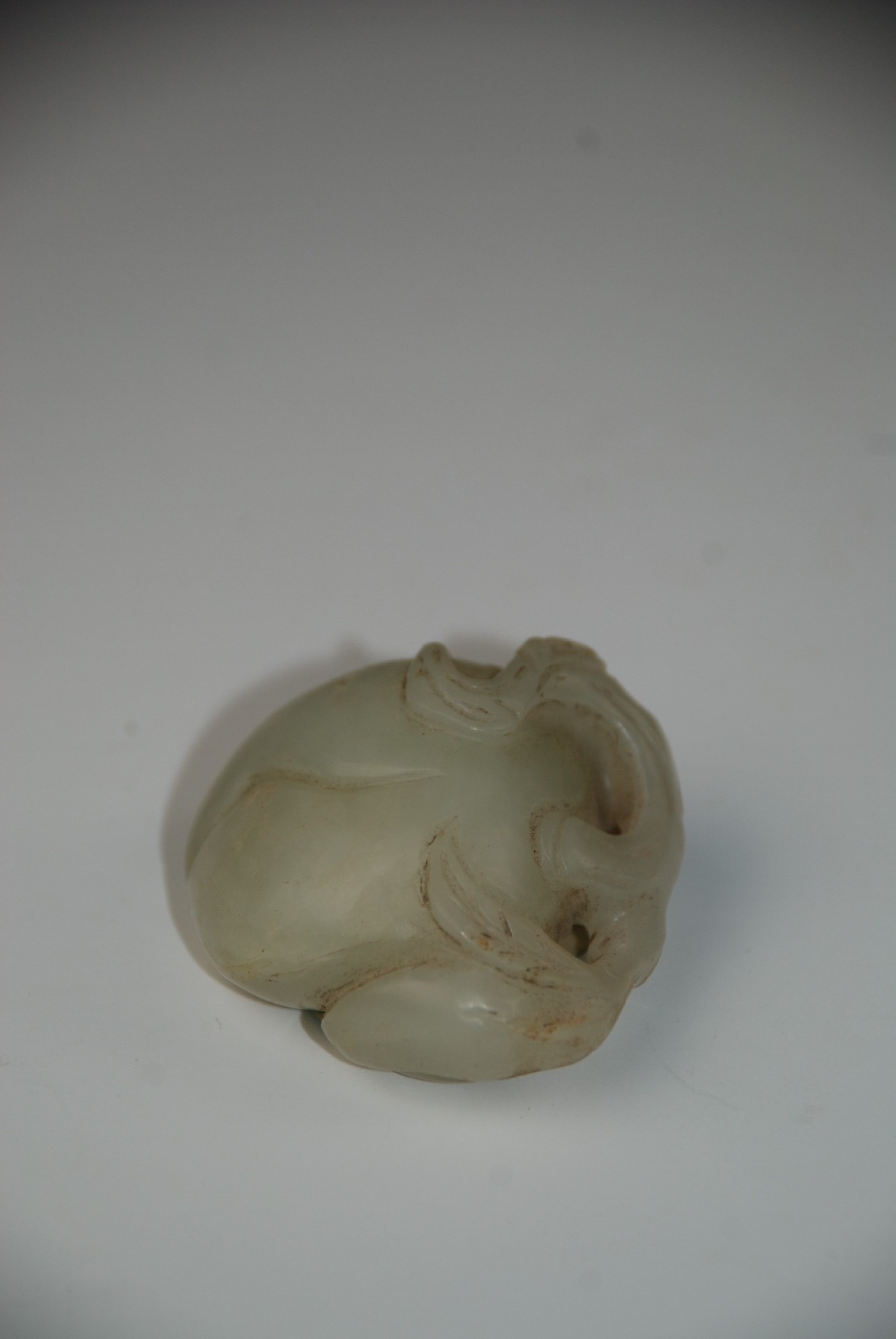 明清玉雕寿桃挂件